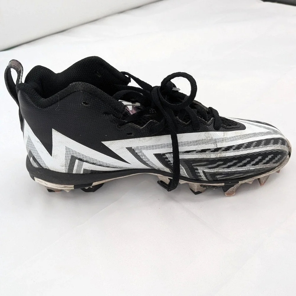 Adidas Freak Football Cleats Black White Youth Size 4.5